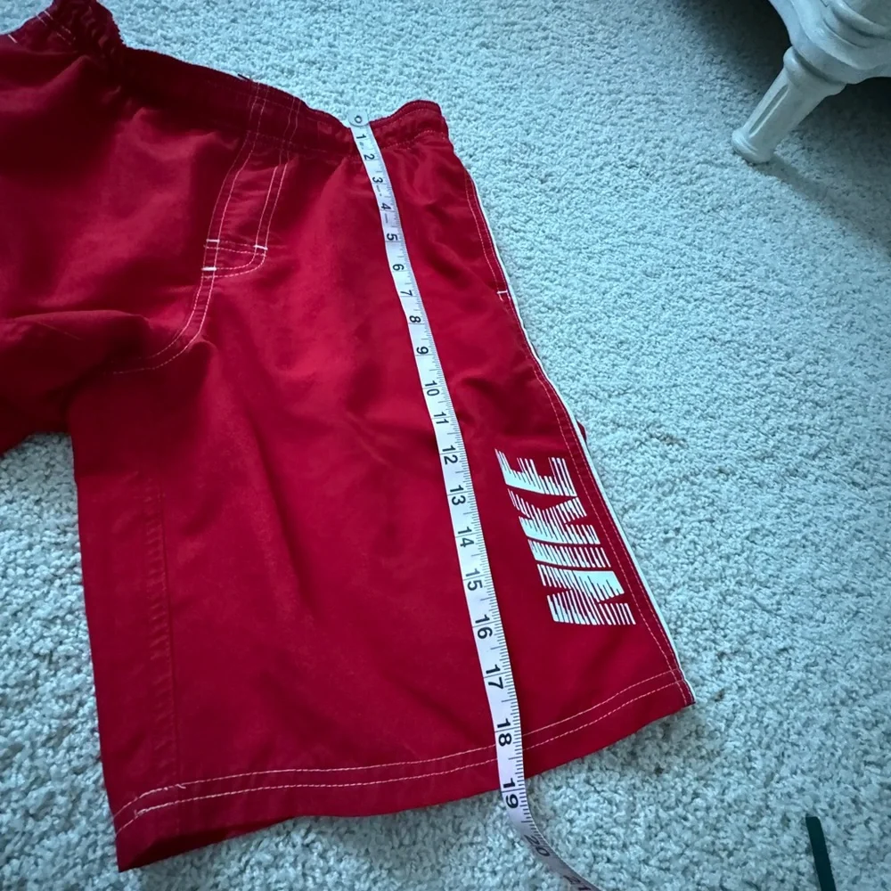 Boys Large Red swim trunks Nike